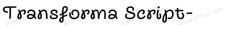 Transforma Script字体转换